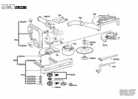 Bosch 0 601 352 103 Gws 19-230 Angle Grinder 230 V / Eu Spare Parts